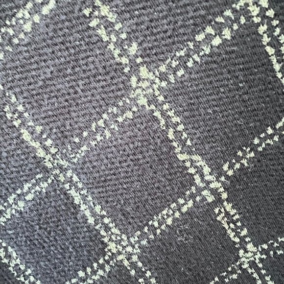 NEW! Eliza J Windowpane Cotton Blend Fit-& Flare Navy blue Dress, size 6 - Picture 14 of 14